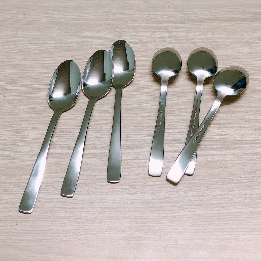 Muỗng ăn cơm Inox 430  - Thép không gỉ Inox cao cấp, Kiểu dáng sang trọng dài 20cm