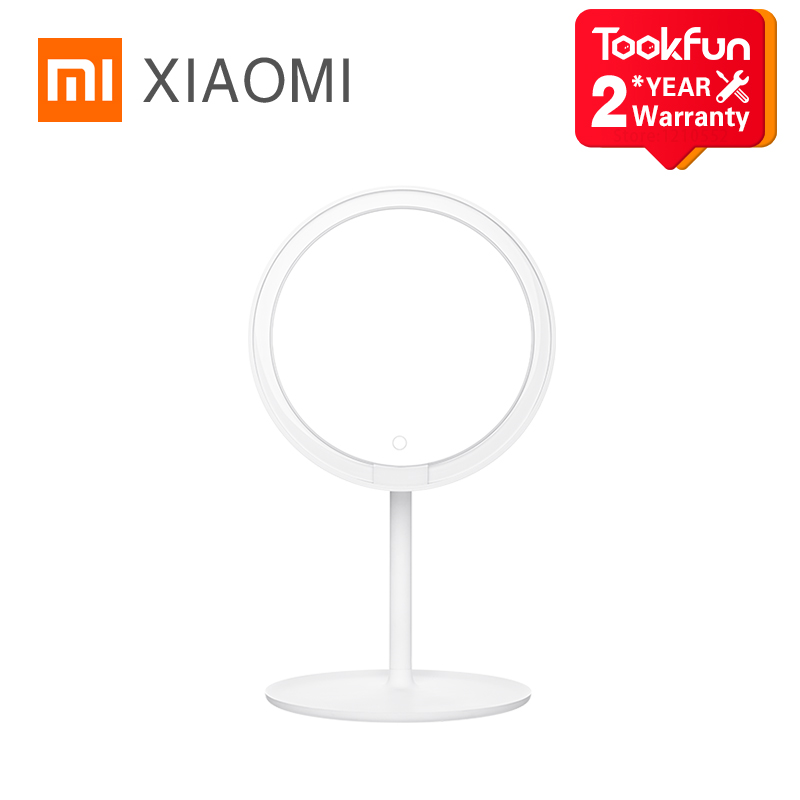 Gương Trang Điểm Xiaomi Mijia Led Mạ Bạc 2000mah Ra92 0 ° - 45 ° 900lux
