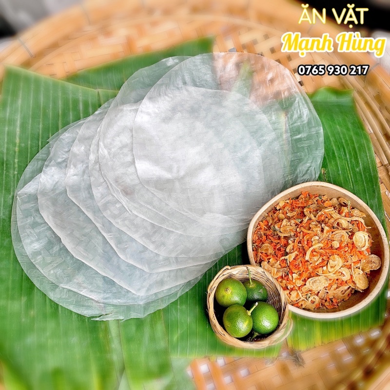 Bánh tráng phơi sương tròn chính gốc Tây Ninh mêm dẻo Mạnh Hùng