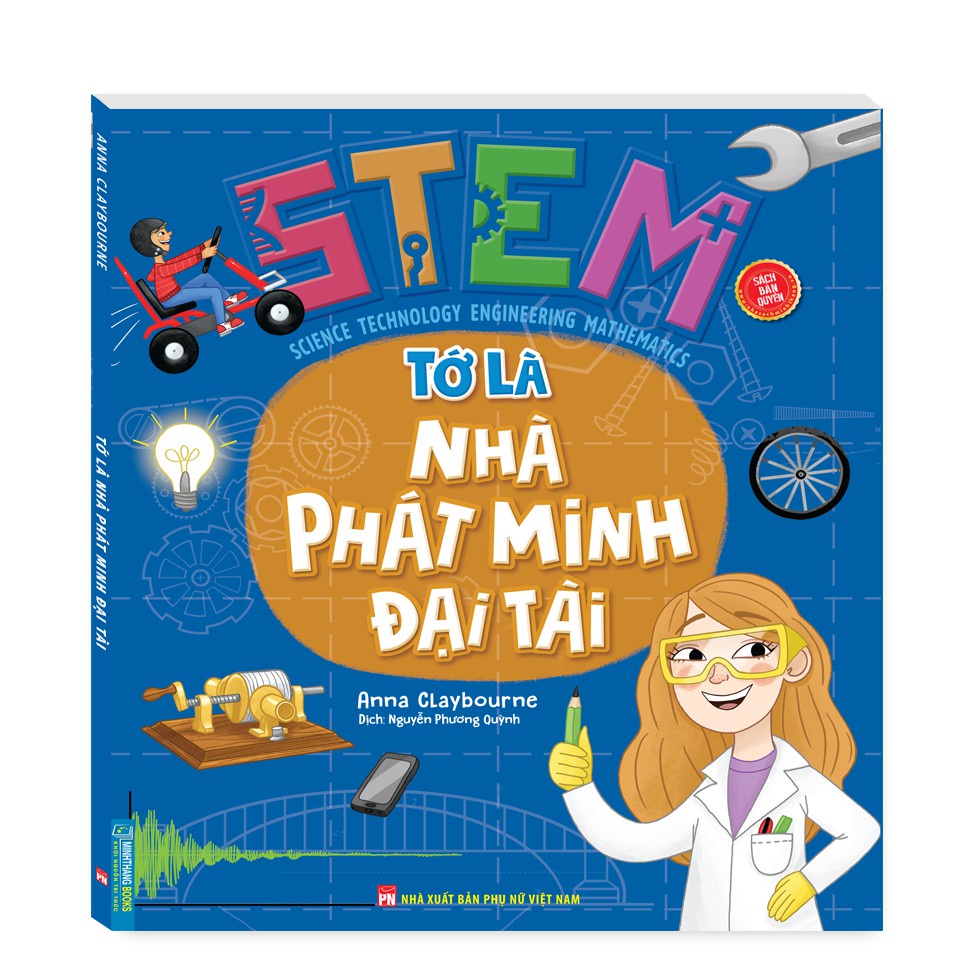 Sách-Combo 2c STEM-Tớ là nhà khoa học pháp y &amp; STEM - Tớ là nhà phát minh đại tài