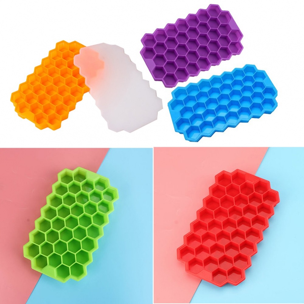 Khay silicon làm đá viên đa năng 20*12*2cm 37 ô