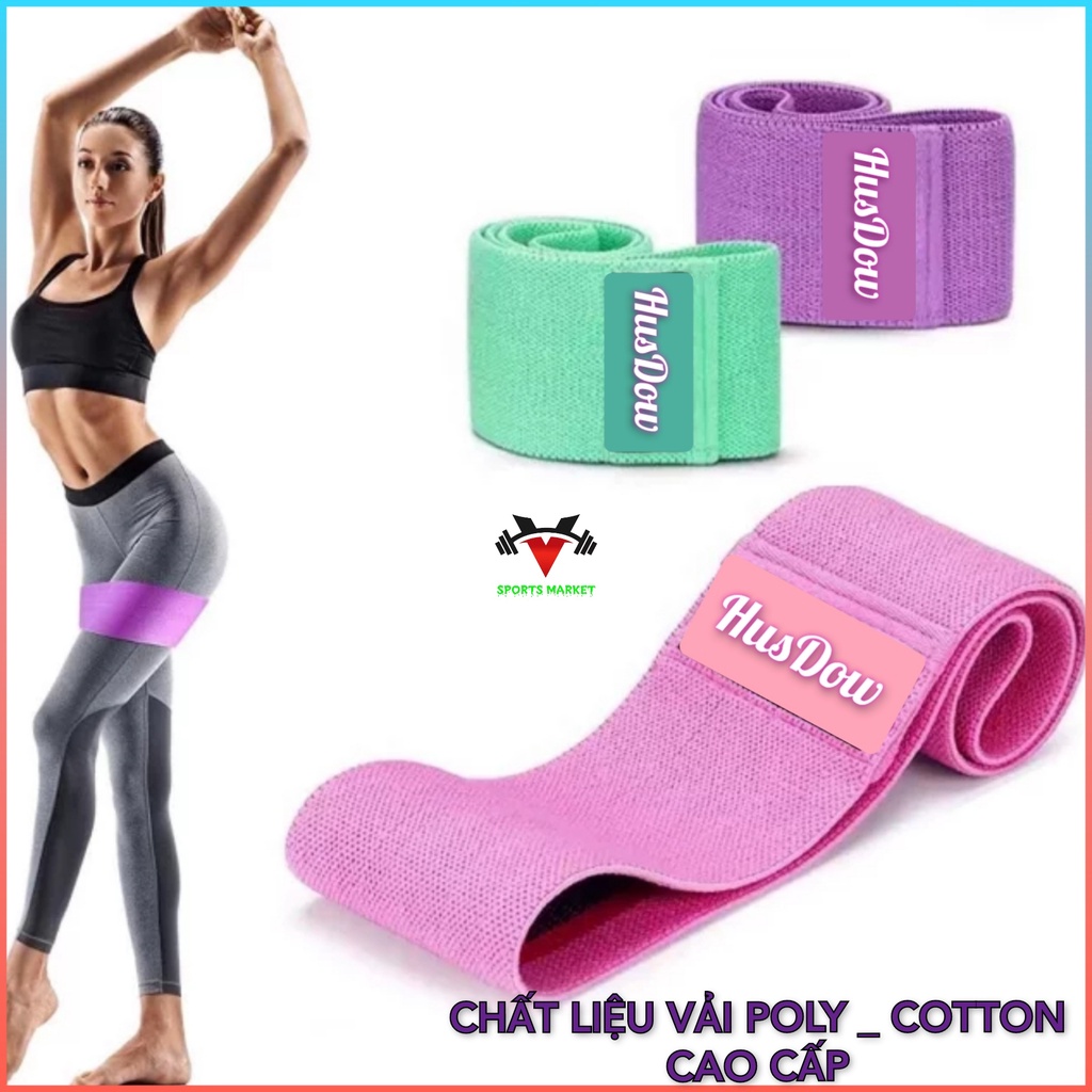 Dây Kháng Lực, Cao cấp dành cho nam nữ ,Dây Kháng Lực miniband, Gym, Yoga Thể Thao Tại Nhà [Vải Polyester]