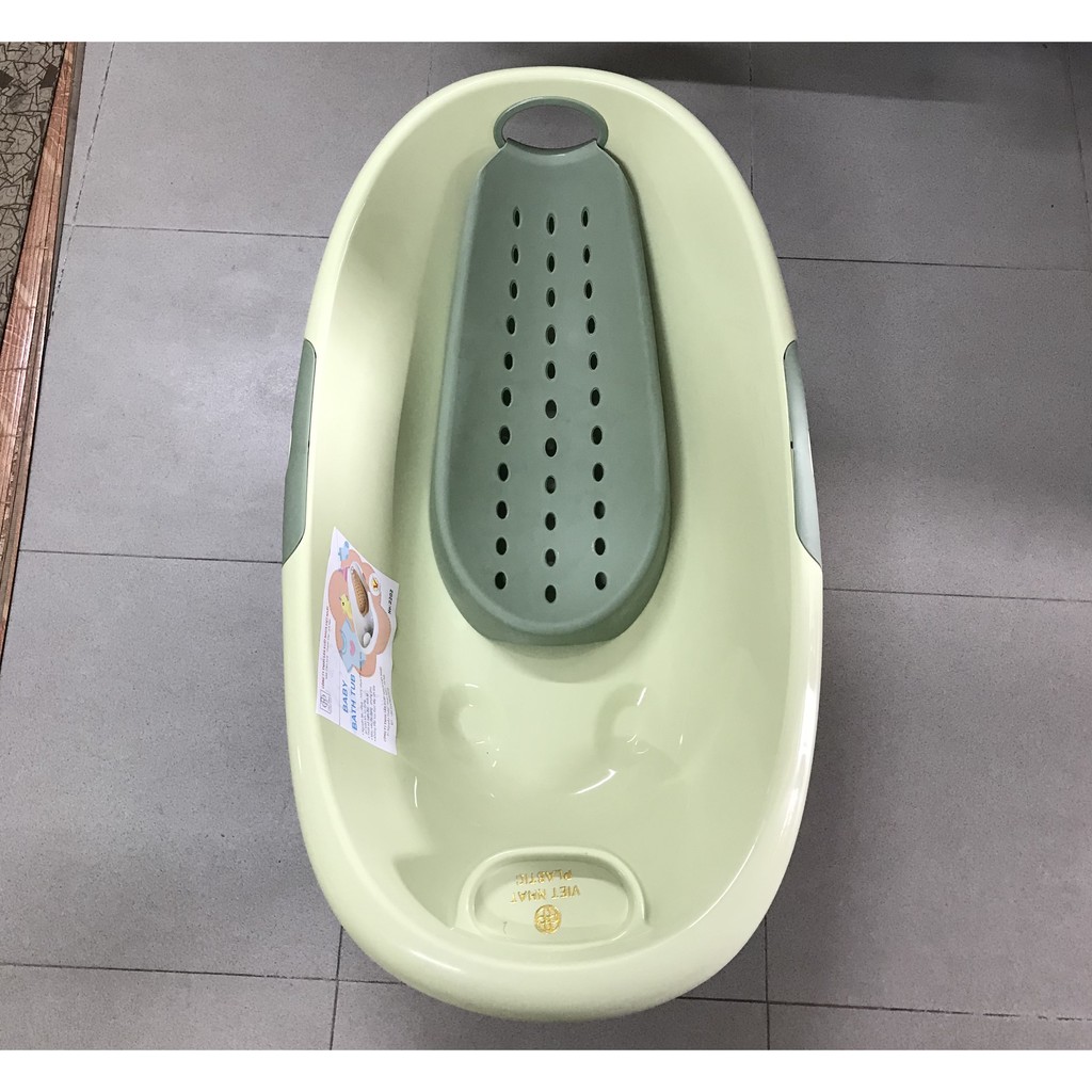 [ Siêu Sale] Chậu tắm Elip Việt Nhật, Thau tắm bé có võng đỡ an toàn - MS2202