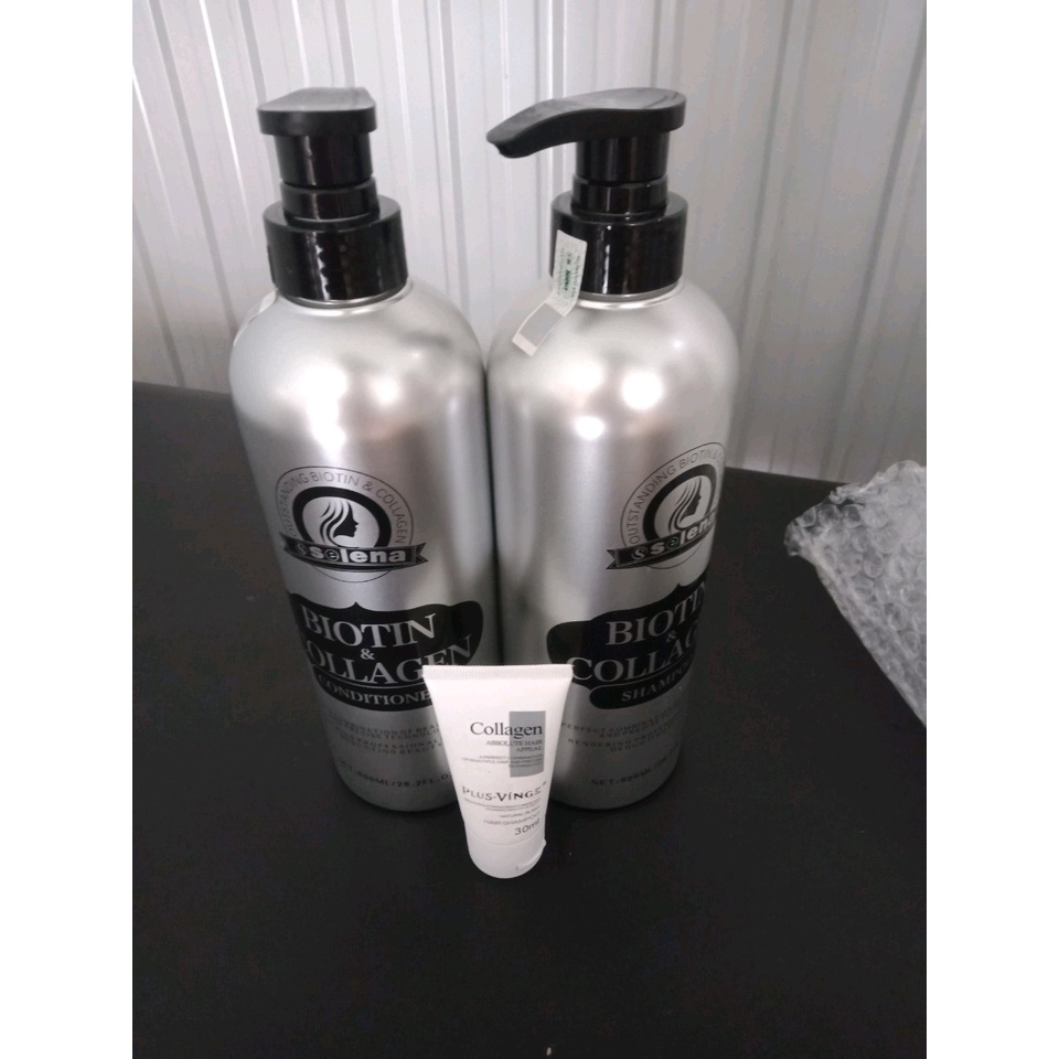 Cặp Dầu Gội Xả Biotin Collagen Selena  Giảm Rụng Tóc,Phục Hồi Tóc Khô Xơ, Hư Tổn ⚜️Hàng Chính Hãng⚜️