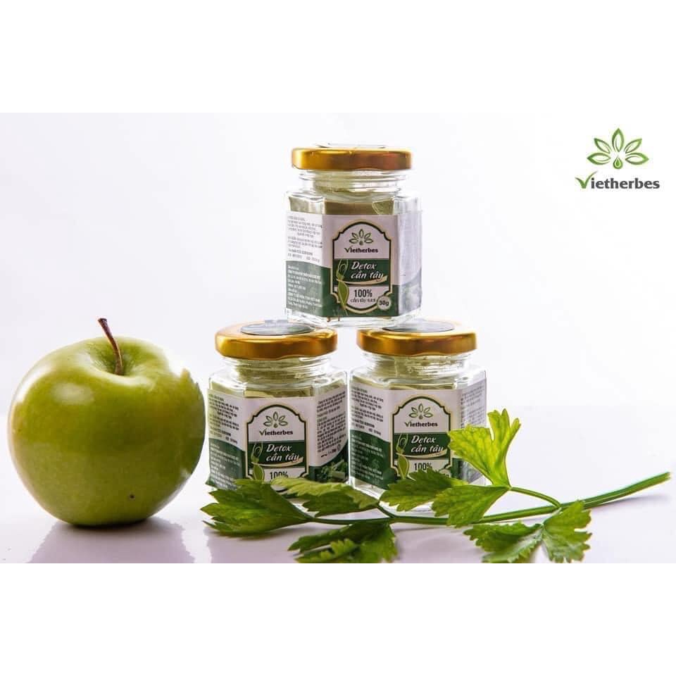 Tinh Chất Cần Tây - Hộp 75g -  detox, giảm cân, thanh lọc cơ thể VIETHERBES