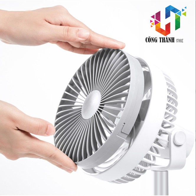 [Hàng Chính Hãng] Quạt mini tích điện để bàn làm việc F7A tiện lợi | BigBuy360 - bigbuy360.vn