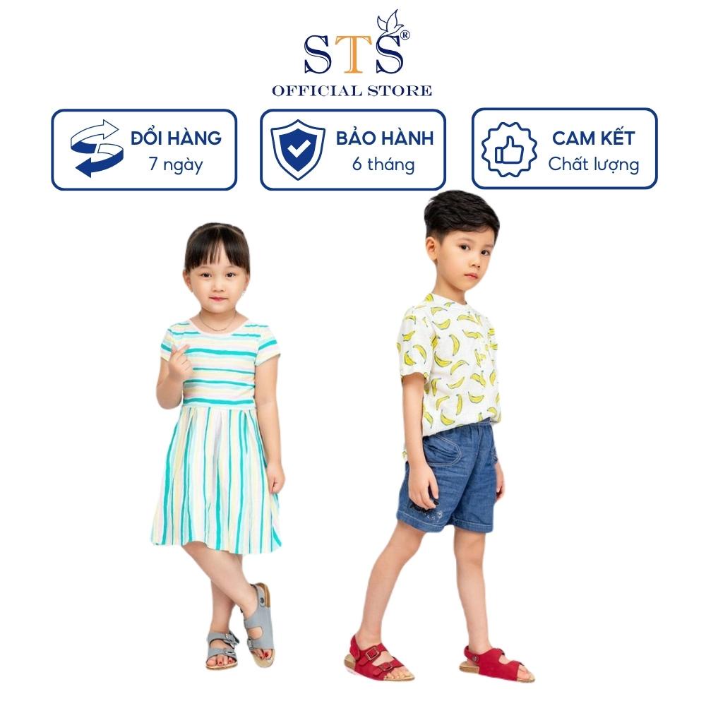 Dép Trẻ Em Đế Trấu ,Bioline quai ngang hàng cao cấp xuất khẩu mã STKID02