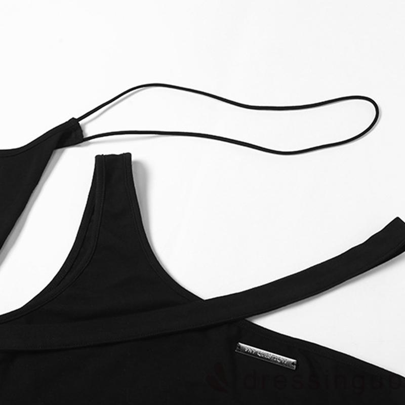 Áo Croptop Tay Dài Thiết Kế Hở Lưng Quyến Rũ