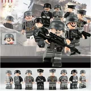 Bộ đồ chơi xếp hình Lego Lính Quân Đội 8 quốc gia Mỹ, Anh Pháp...[Minifigures]