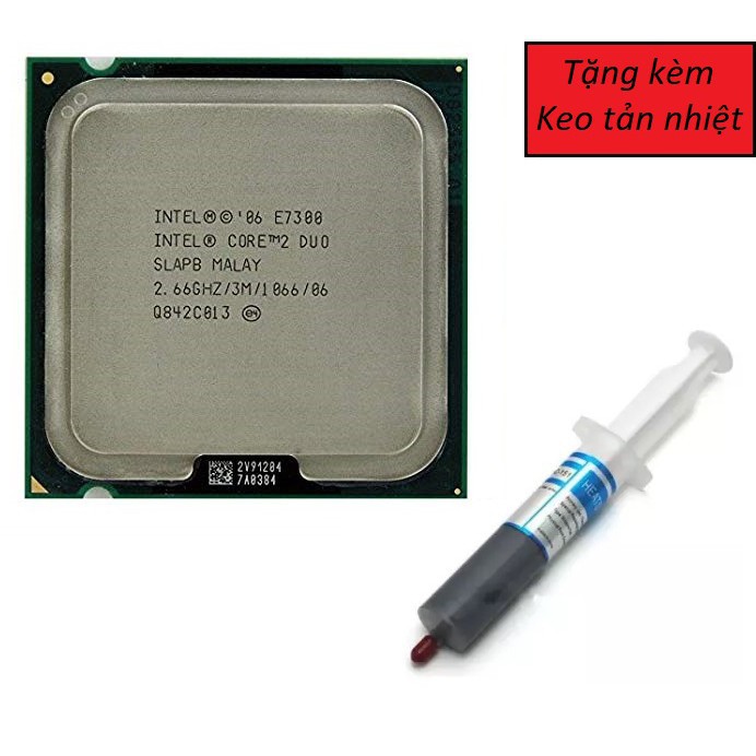 CPU E7300 Kèm Keo tản Nhiệt
