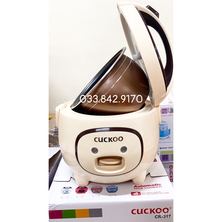 nồi cơm điệnNồi Cơm Điện mini SHRAP/CUCKOO CR387/JIPLAI - Dung tích 1L, kiểu dáng Con Lợn Siêu Đáng Yêu, BH 12 tháng