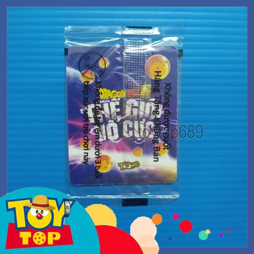Thẻ bài Toonies Dragon Ball Super - Thế giới vô cực - Thẻ thường có seal