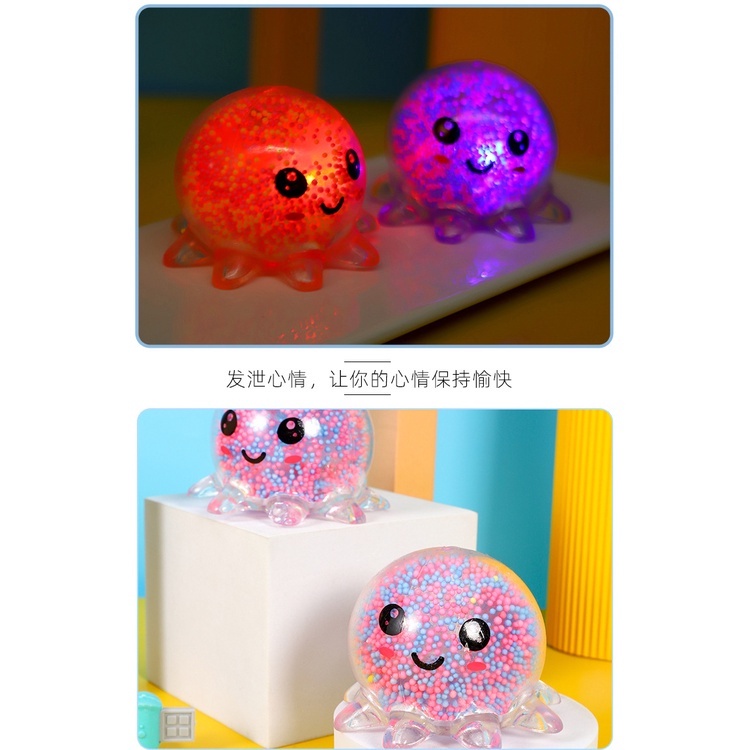 Đồ chơi squishy Giảm Stress Hình Bạch Tuộc Dễ Thương Cho Bé