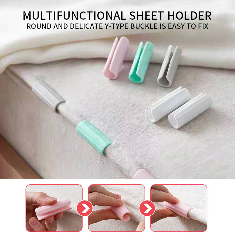 Set 12 Kẹp Cố Định Ga Trải Giường Chống Trượt