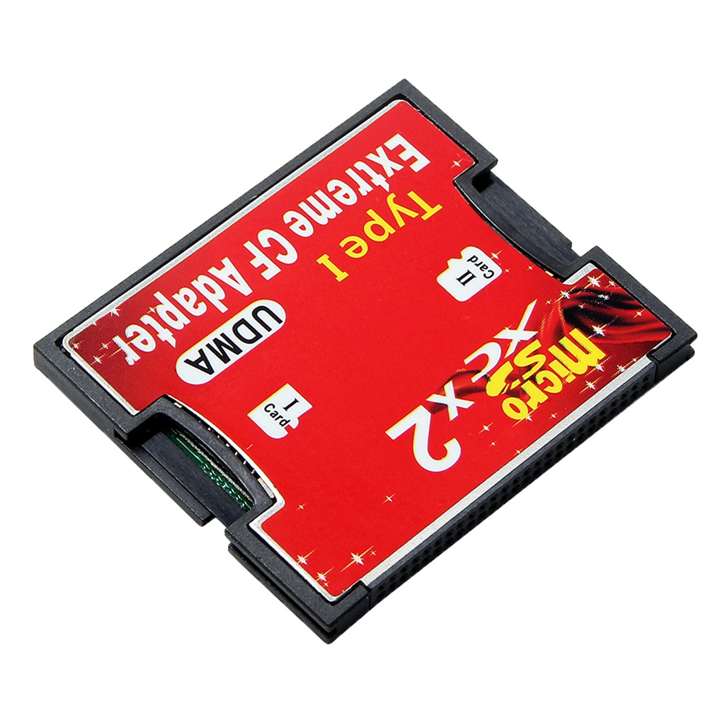 Đầu đọc thẻ nhớ Micro SD TF SDHC 2 Port Slot I Compact Flash Card CF