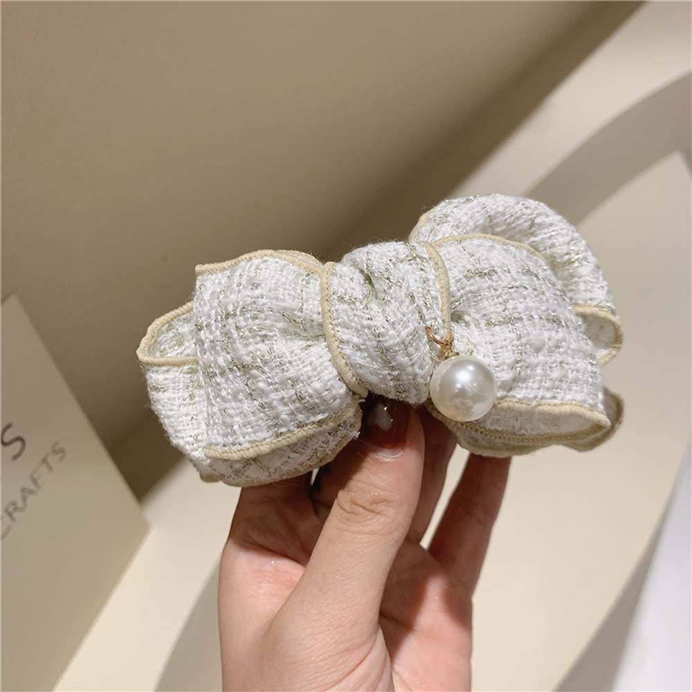 Kẹp tóc hình nơ nhiều màu phong cách Hàn Quốc thanh lịch cho nữ