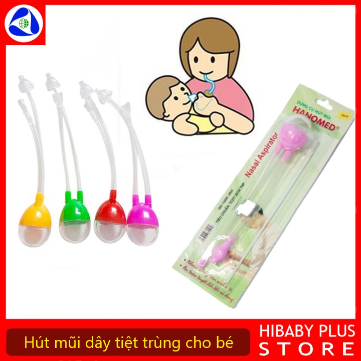 Hút mũi dây Hanomed đầu mềm chính hãng TANAPHAR đã tiệt trùng cho mẹ và bé