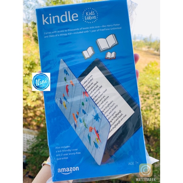 Máy đọc sách Kindle Kids bảng 10th có đèn nền mới nguyên seal giá cực tốt