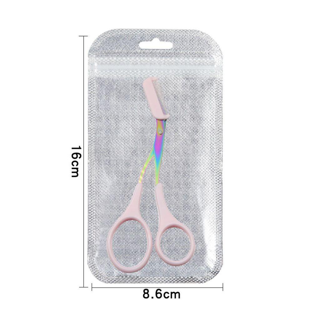 Bộ 2 / 4 / 6 Kéo Cắt Tỉa Lông Mày Trang Điểm Làm Đẹp Kèm Lược Tiện Dụng