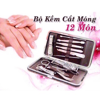 Bộ sản phẩm bấm móng tay 12 món tiện lợi