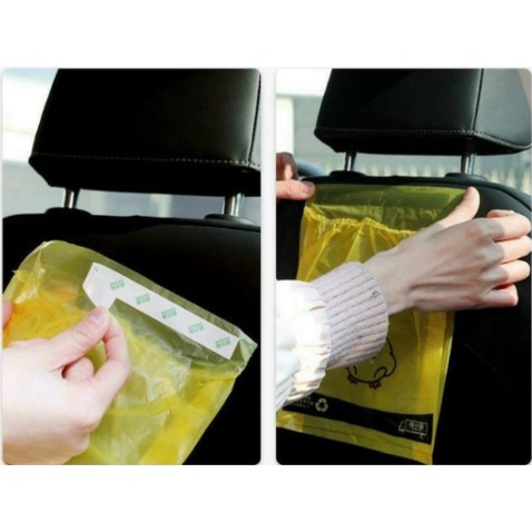 Sét 15 TÚI ĐỰNG RÁC ĐA NĂNGGIADUNGTONGKHO1Túi đựng rác thiết kế hoạt hình treo xe ô tô dùng một lần đa năng tiện lợi