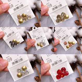 🐾ĐỒ NAIL🐾 Đá đính móng túi 5v - Mã T.VB - đá khối chân vàng size to