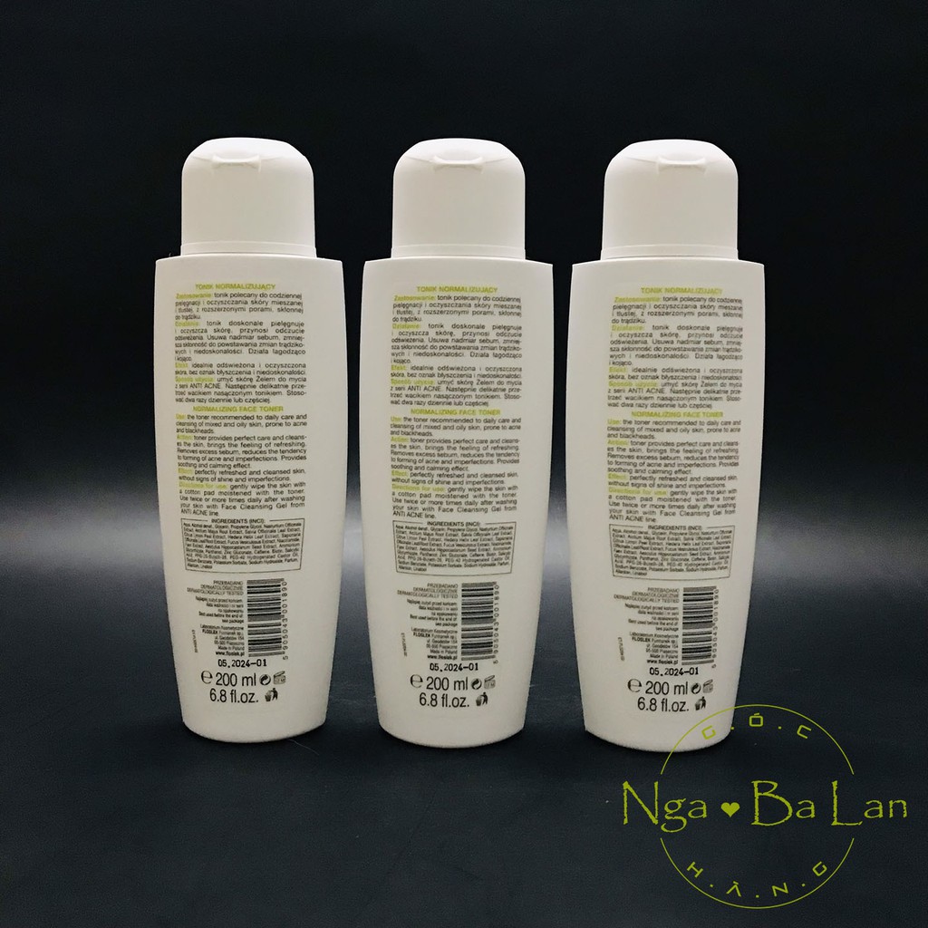 Floslek Nước cân bằng se khít lỗ chân lông Anti Acne Normalizing Face Toner 200ml | BigBuy360 - bigbuy360.vn