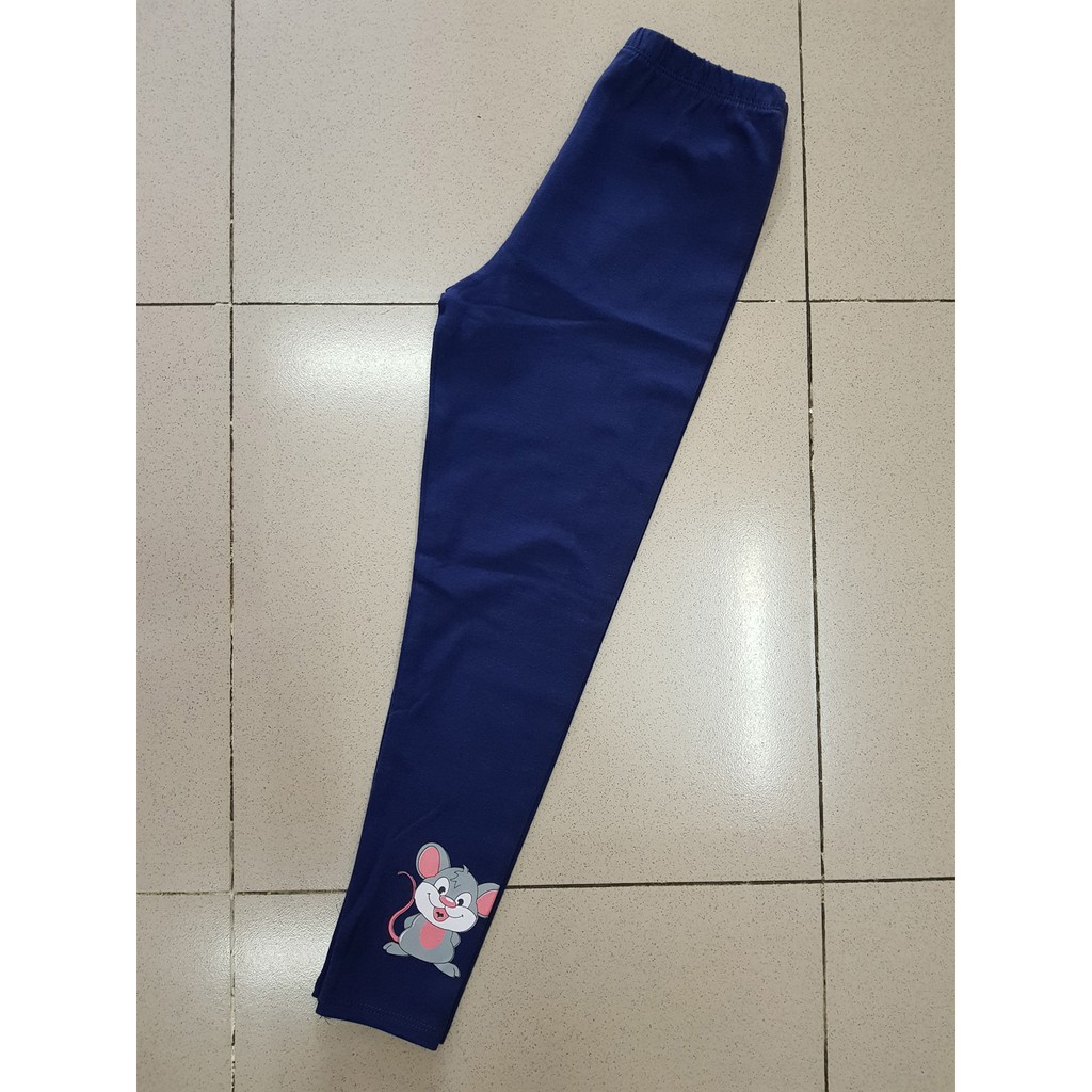 Quần legging bé gái in chuột dễ thương size đại