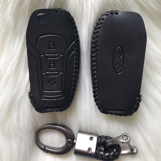 Bao Da Chìa Khoá Gập 3 nút Ford Focus Mondeo Fiesta