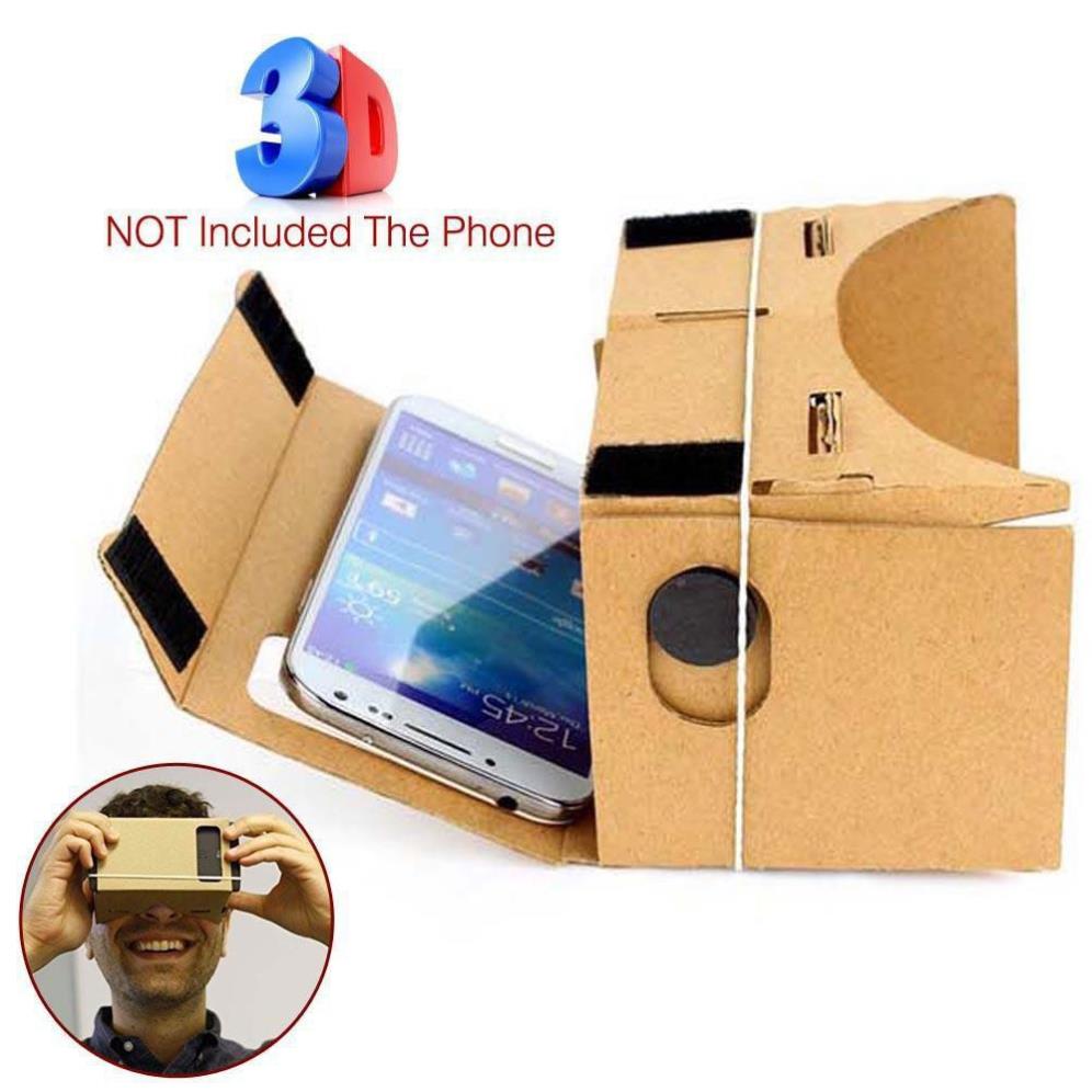 Kính cạc tông 3D thực tế ảo cho Google Android IOS Cardboard 3D và nguồn thực tế ảo