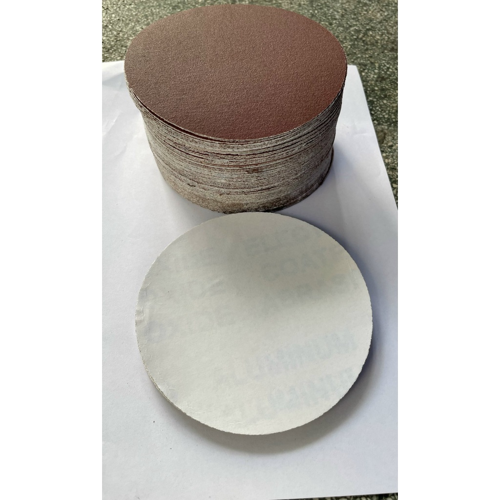 Nhám dán tròn 5 inch lông - nhám dán 125mm dán lồng
