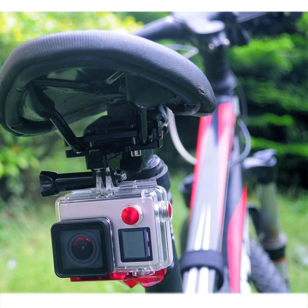 NGÀM GẮN GOPRO VÀ ACTION CAM LÊN YÊN XE ĐẠP PULUZ