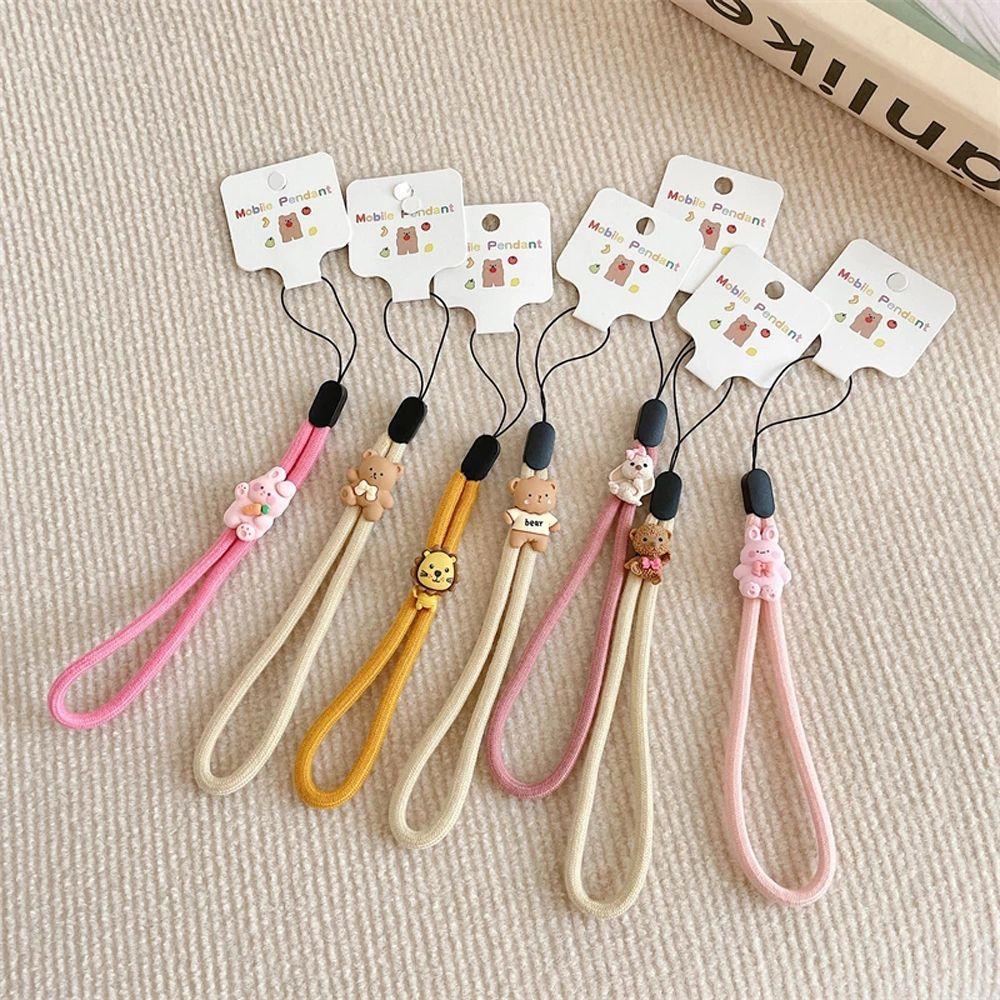 MMULCK Dây Đeo Cổ Tay Gắn Điện Thoại Họa Tiết Hoạt Hình Dễ Thương Chống Thất Lạc Tiện Dụng