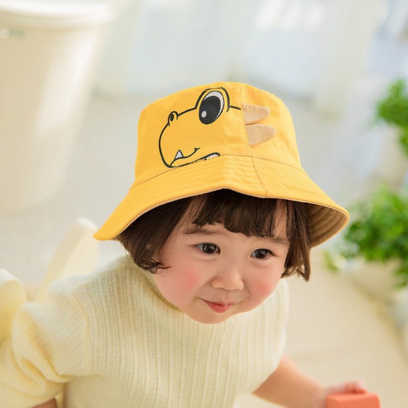 Mũ ngư dân họa tiết hoạt hình đáng yêu cho trẻ em