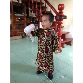 sỉ 3 ri áo dài bé trai