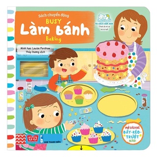 Sách chuyển động busy - baking - làm bánh