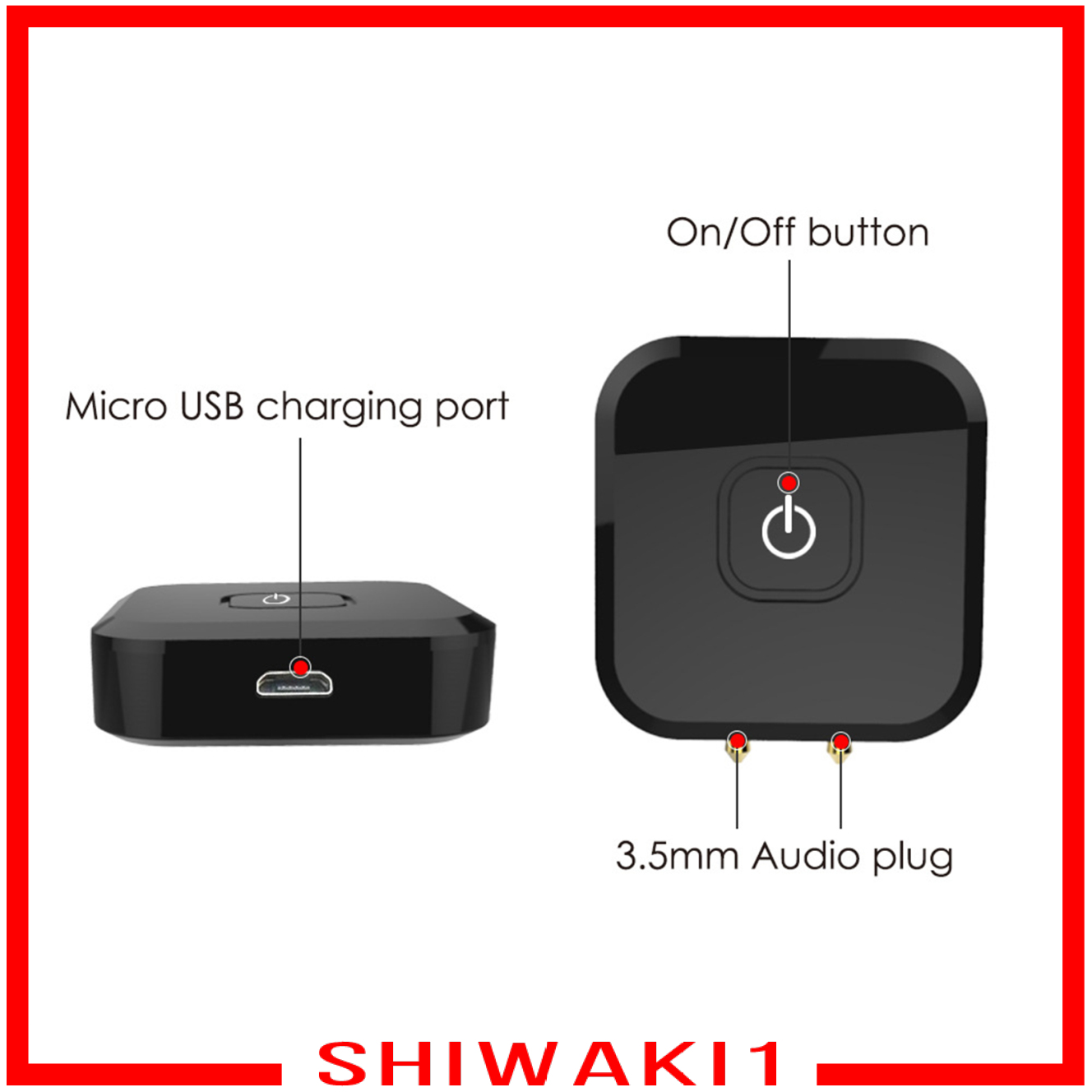 Bộ Chuyển Đổi Tín Hiệu Bluetooth Không Dây Shiwaki1 Chuyên Dụng