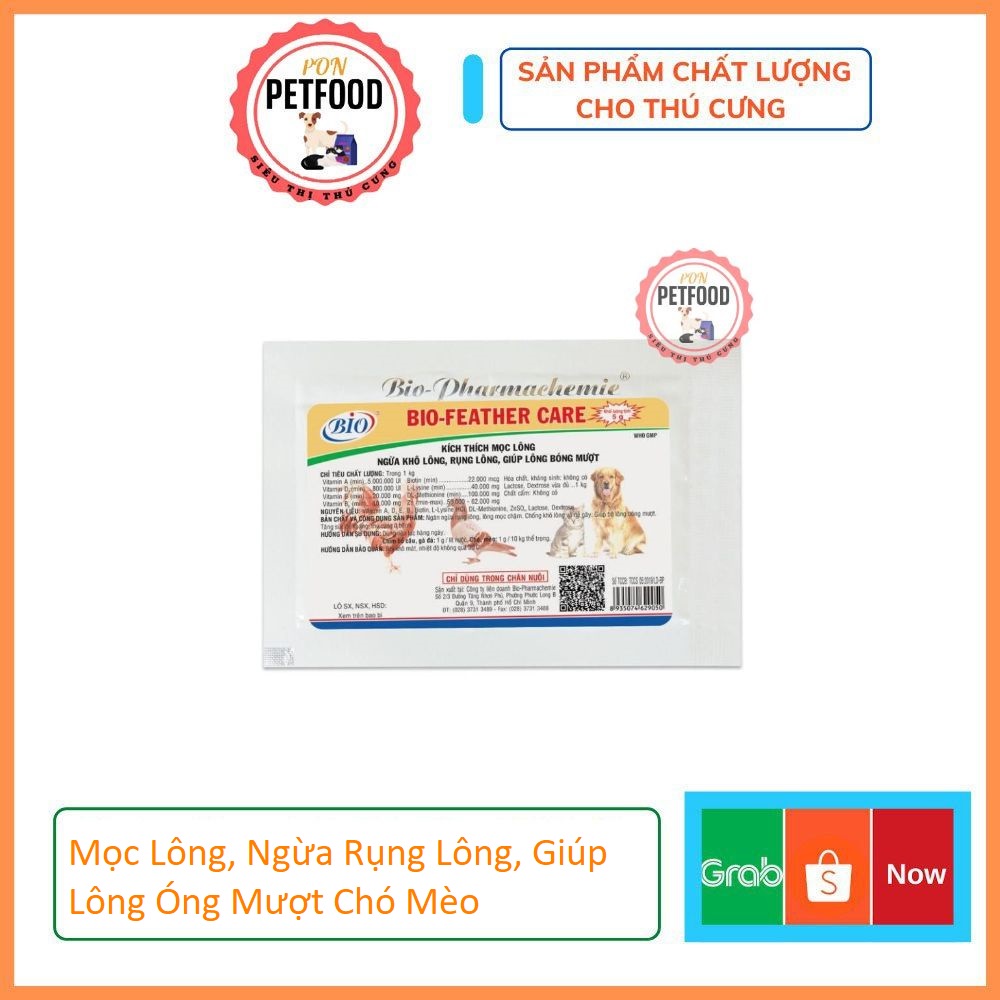 Bio Feather Care - Giúp Kích Thích Mọc Lông, Ngừa Rụng Lông, Giúp Lông Óng Mượt Chó Mèo