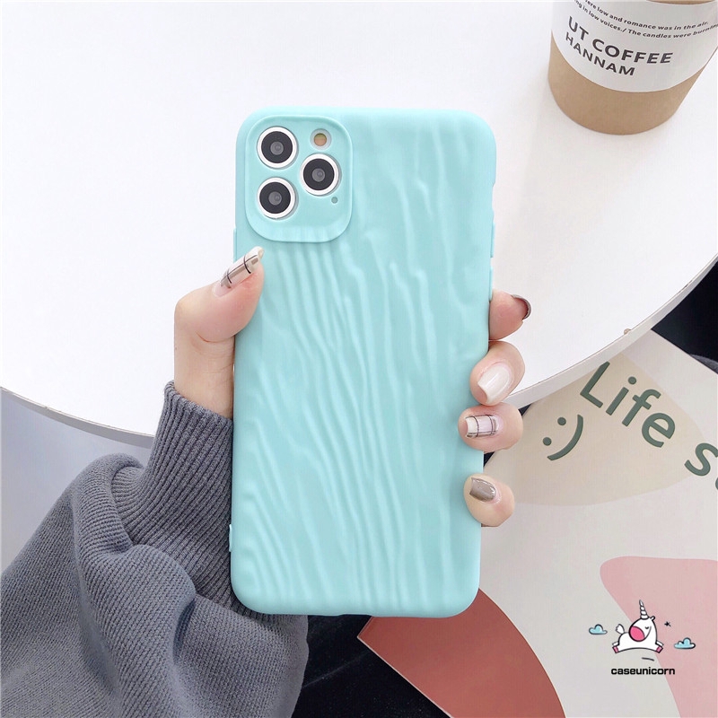 Ốp điện thoại mềm màu kẹo trơn kiểu sọc cho iPhone 11 Pro Max 6s 6 7 8 Plus X XR XS MAX | BigBuy360 - bigbuy360.vn