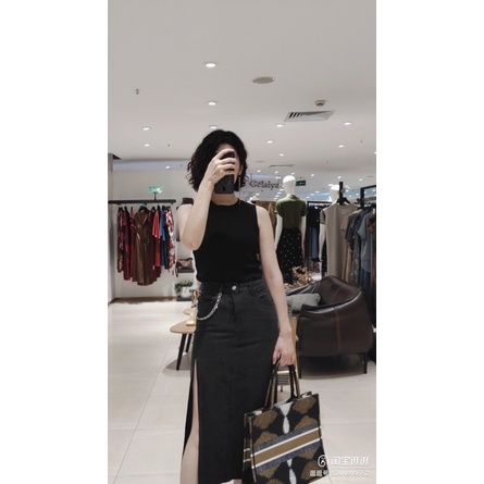 Áo len sát nách mặc vest cổ tròn cao cấp
