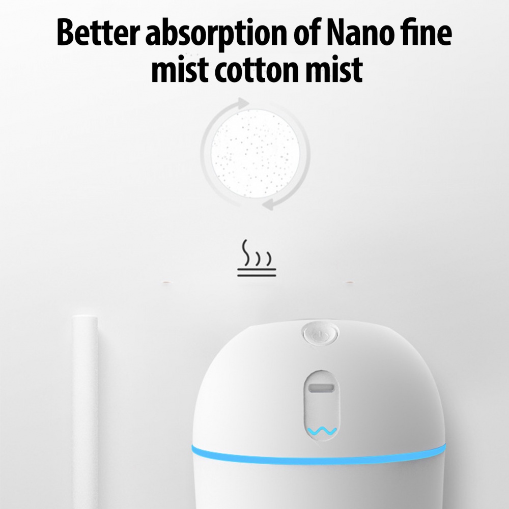 Máy Phun Sương Tạo Ẩm 220ml Hình Quả Trứng Dễ Thương