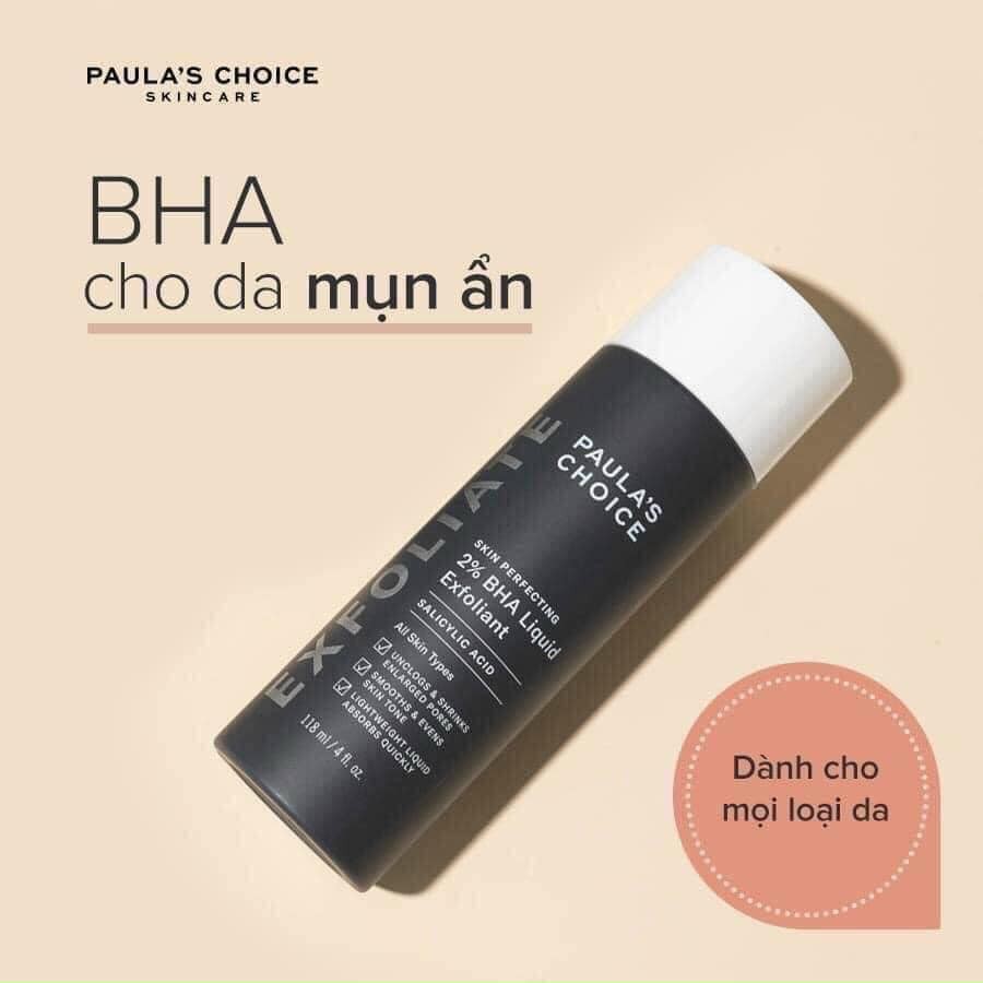 BHA Paula Choice 2%, Tẩy tế bào chết Paula's Choice Skin Perfecting 30ml. giảm mụn ẩn mụn đầu đen | BigBuy360 - bigbuy360.vn