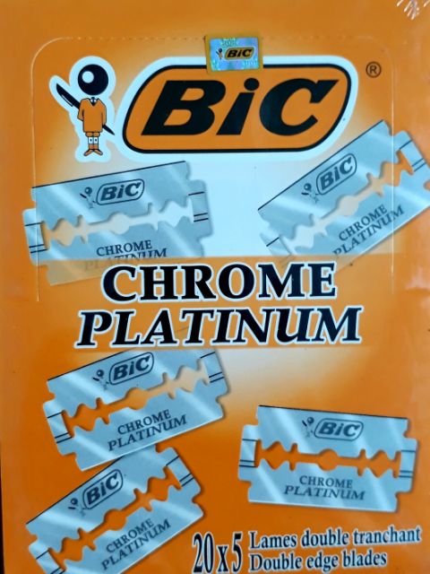 Lưỡi Lam BIC Hộp 100 Lưỡi Chính Hãng