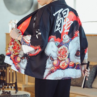 Áo khoác kimono haori nhật bản nhiều mẫu in họa tiết đẹp, độc lạ, chất lụa mềm mịn, thoáng mát dễ phối đồ giá rẻ