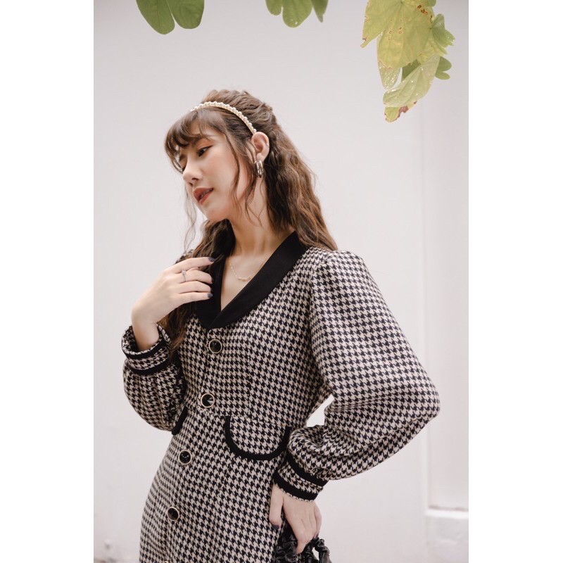 váy dạ kẻ pet by chang