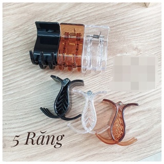 Kẹp tóc càng cua nhám 3 răng 5 răng - Loli.phukienthoitrang