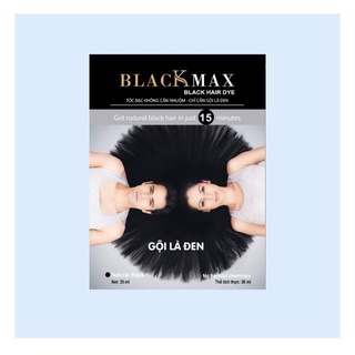  Dầu Gội Là Đen Tóc Black Max 5 gói 