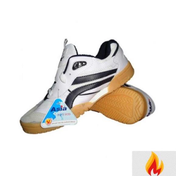 Giày Asia đá bóng cầu lông chạy bộ thể thao đế kếp khâu full đế có cao su chống trượt. -G*9