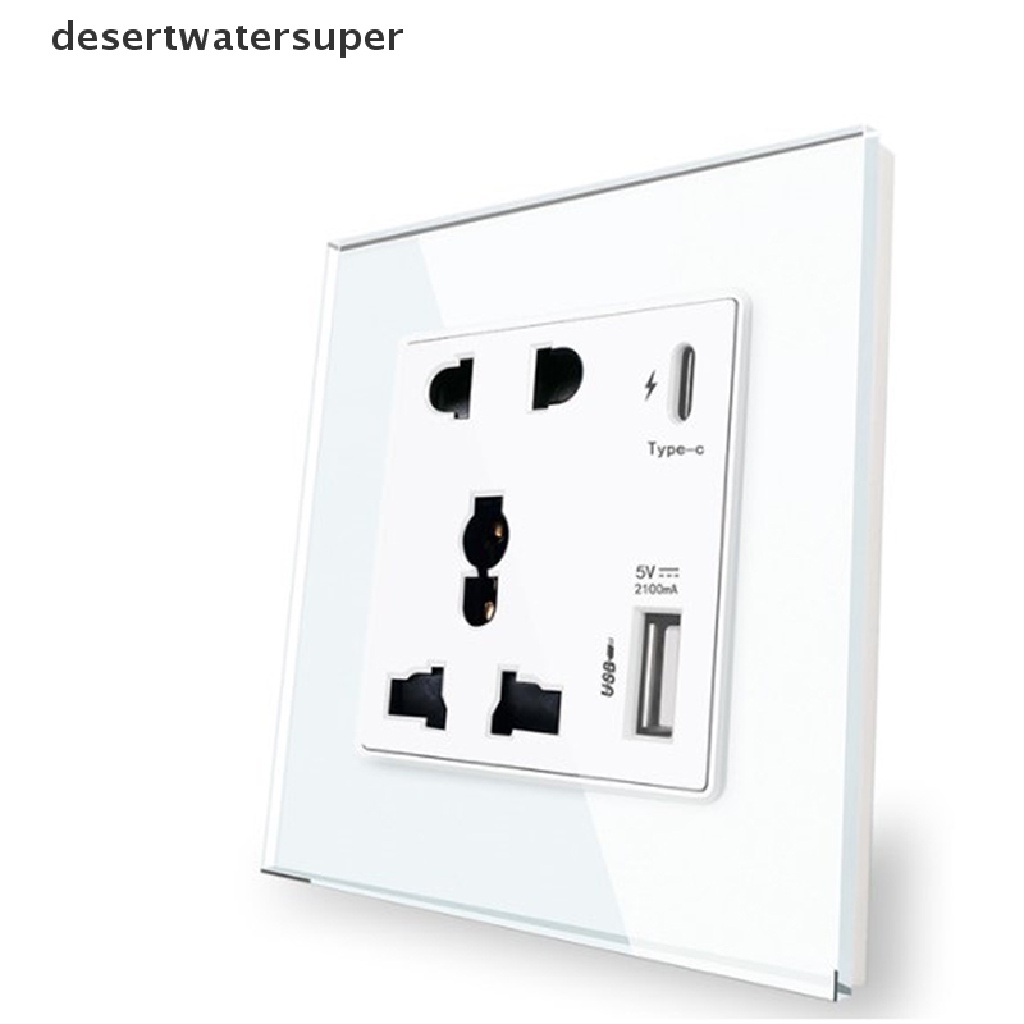 Ổ Cắm Điện USB 2100MA 13A Giao Diện UK Type C