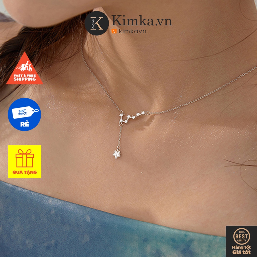 (069) Dây Chuyền Bạc Hình Chòm Sao Kim Cương Lấp Lánh Thu Hút ✨